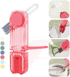 4 in 1 Cup Lid Gap Cleaning Brush, Multifunctional Insulation Bottle Cleaning Tools, Mutipurpose Tiny Silicone Cup Holder Cleaner, Home Kitchen Cleaning Tools