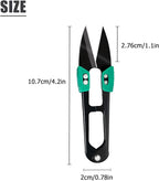 HAISHANG 4Pcs Bonsai Pruning Scissors Garden Plant Trimming Sewing Scissors Yarn Thread Snips,Small Pruning Shears Stainless Steel Pruners Trimmers Gardening Supplies
