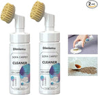 2 Pack Carpet Spot Cleaner, Sofa Spot Stain Remover, Free-wash Fabric Cleaner with Brush Head, for Sofas, Carpets, Curtains, Remove Oil Stains, Blood Stains, Coffee Stains, Pet Urine Stains