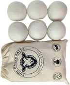 Natural Fabric Softener, Organic, Reusable, Unsented, 6-Pack XL, Replacment to Dryer Sheets,1500 Loads, Hypoallergenic