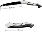 7 Inch Folding Saw, Pruning Hand Saw for Wood Cutting, Garden Pruner with SK5 Curved Blade, Triple- Cut Razor Teeth, Foldable Handsaw for Tree Trimming, Camping, Gardening and Carpentry