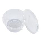 CIAO! 12OZ PP Injection Molded Soup-Deli Container with LLDPE Lid, Microwavable and BPA Free (240/240 combo pack)