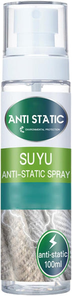 Natural Anti-Static Remover, Multi-Purpose Anti-Static Spray Dustproof Travel Size Anti-Static Spray for Clothes at Home Travel
