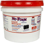 Nu-Foam Liquid Detergent for Bar Glassware – Original Streak-Free Solution - Hand Washing Bar, Tavern, Brewery Supplies - Spotless Serving Glasses - Concentrated - Easy On Hands - 3.5 Gallon Pail