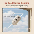 RAINPOT SAKER Automatic Smart Window Cleaning Robot with AI Path Planning, Dual Cleaning Discs, Edge-Aware Glass Cleaning Tool with Remote Control & 20-Min Backup for Indoor,Outdoor Tall Windows