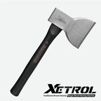 Traditional Broad Axe 36oz, Wood Axe, Biber Classic Carpenter's Hatchet, Straight Wooden Handle & Forged Steel Head, Hickory Handle, Outdoor Wood Splitting Chopping & Carving Tool