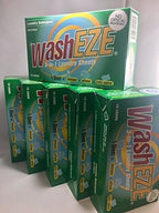 Washeze Detergent Sheets (60 loads of laundry) Unscented Laundry Sheets Convenient For Traveling Best Value LiquidlessTechnology- No Plastic Jugs