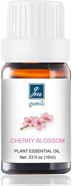 Cherry Blossom Essential Oil - Pure Natural Fragrance for Aromatherapy, Perfume Making, Candles, Soap, Room Spray, Diffuser Blends - Organic, 10mL Undiluted
