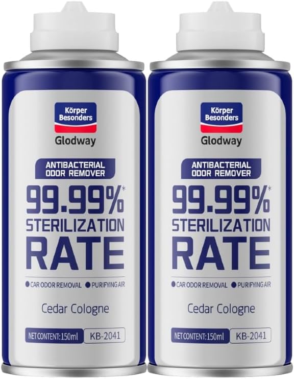 Glodway Air Refresher,Odor Eliminator Remover Spray,Odor Remover,Cologne Long-Lasting Scent For Home,Couch,Mattress,Furniture, bathroom,Fabrics & Trash,6 Ounce,2 pack