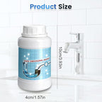 Drain Cleaner Powder, Powerful Sink Cleaner Powder Fast Foaming for Kitchen Toilet Pipeline Quick Cleaning Tool (1 Pcs)