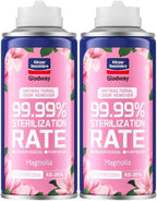 Glodway Air Refresher,Odor Eliminator Remover Spray,Odor Remover,Magnolia Long-Lasting Scent For Home,Couch,Mattress,Furniture, bathroom,Fabrics & Trash,6 Ounce,2 pack