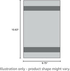 LOLA Wowables XL Swedish Dishcloths, 12 Reusable Eco Cleaning Cloths, 11" x 10", Ultra Absorbent Cellulose Sponge Towel, Compostable, Made in Germany