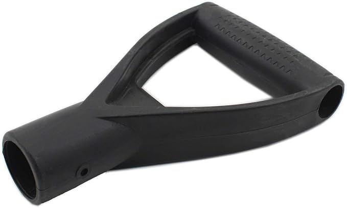 Plastic Shovel Grip Handle Replacement,ULIFESTAR Triangle Snow Shovel Replacement Handle,32mm/1.26'' Inner Diameter Digging Raking Tool Replacement Spade Handles for Lawn Garden Spade Fork Shovel