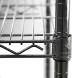 Shelving Inc. 8" d x 12" w Chrome Wire Shelving with 2 Tier Shelves, Weight Capacity 800lbs Per Shelf