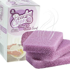 Peachy Clean Silicone Dish Sponge Scrubbers, Fresh & Clean Scent, Non-Scratch, Odor-Resistant, Durable Dish Sponges for Kitchen 3pk