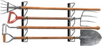 UNITEDPOWER Garden Tool Storage Rack，Wall Mounted Garage Organizer，Tool Utility Holder for Garden Equipment Shovel Rakes Brooms