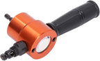 360° Double Head Cutter Sheet Metal Cutting Drilling Tool Nibbler Electric Attachment YT160AS for Auto and Home Repairs