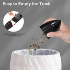 NEXPOW Handheld Car Vacuum Cleaner High Power with Dual Filter,8000PA Compact Handheld Vacuum Cleaner,Hand held Vacuum Cordless Rechargeable for Car Interior Care in Gray Aluminum Alloy