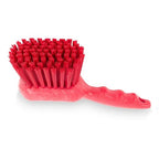 SPARTA 40541EC05 Plastic Scrub Brush, Utility Brush, Kitchen Brush With Hanging Hole For Cleaning, 8 Inches, Red, (Pack of 6)
