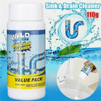 Sink and Drain Cleaner, Wild Tornado Pipe Dredge, Drain Cleaner for Toilet Kitchen, Pipes Cleaning Tool (2)