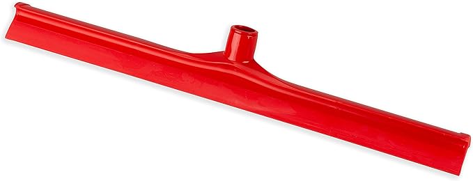 SPARTA 3656805 Plastic Floor Squeegee, Shower Squeegee, Heavy Duty Squeegee With Rubber Blade For Windows, Glass, Shower Doors, Floors, Windshields, 24 Inches, Red, (Pack of 6)