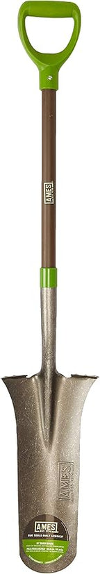AMES 2531900 16-Inch Tempered Steel Drain Spade with Fiberglass Handle, 47