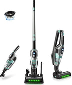 Kenmore 200 Series DS2010 Cordless Stick Vacuum Lightweight Cleaner 2-Speed Power Suction LED Headlight 2-in-1 Handheld for Hardwood Floor, Carpet & Pet Hair