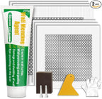Drywall Repair Kit | 250g Safe Wall Mending Agent | 6pcs Wall Patches | Reusable Frosted Block | Scrapers | Easy Hole Filling for Aluminum, Metal, Plaster, Sheetrock & Ceiling