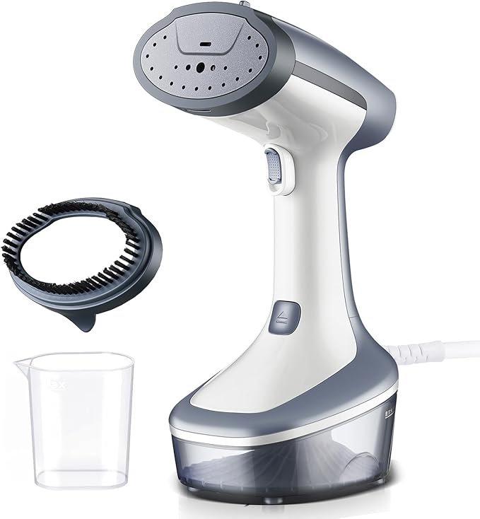 YIKA Steamer for Clothes, Travel Clothes Steam Iron, Portable Clothing & Garment Wrinkle Remover, 30s Heat Up, 300ml Detachable Water Tank, 25 Minutes Continuous Steam for All Kinds of Fabrics