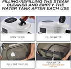 BAUSATZ Handheld Steam Cleaner for Home, Car Detailing, Furniture, Kitchen, Glass Window - Portable Steamer