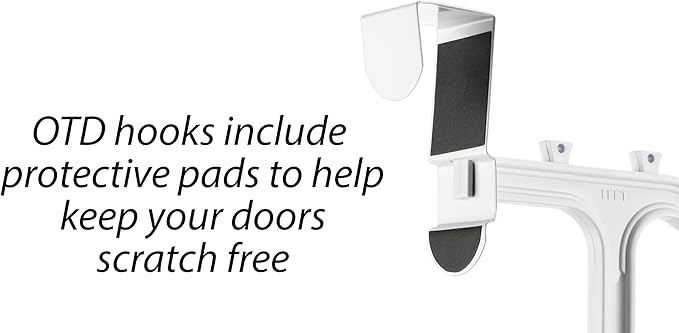 Whitmor Over The Door Shoe Organizer, Holds up to 36 Pairs of Shoes, Shoe Organizer for Closet, White