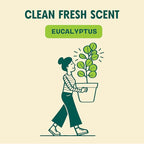 Aunt Fannie's Ultra Concentrated Floor Cleaner Vinegar Wash, Multi-Surface Solution For Mopping, Makes 16 Gallons, Eucalyptus Scent, 32 oz. (Pack of 1)