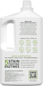 Heritage Park Luxury Laundry Detergent | Dermatologist Tested Plant based Natural & Enzyme Laundry Detergent | Sensitive Skin Friendly - Fragrance Free (64 fl oz)