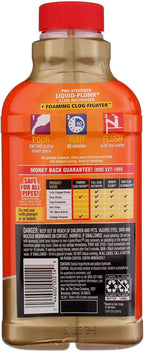 Liquid Plumber Clog Destroyer with Foaming Clog Fighter - 17 Ounces