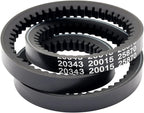 20343 Drive Belt Compatible with Earthquake Rear Tine Tiller 20015 25780 24734 22662 35310 35053,Replacement Part for 20343 Tiller Belt,12 X 728 Type 4L Tooth HA