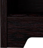 Bush Furniture Tall 5 Shelf Bookcase, Large Open Bookshelf, Sturdy Display Cabinet for Living Room or Home Office, Cabot Collection, Espresso Oak