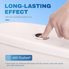 Vacplus Toilet Bowl Cleaners - 6 Pack, Krazy Clean Automatic Long-Lasting Toilet Cleaner Bottles, Easy-to-Use & Powerful Cleaning