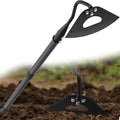 Hollow Garden Hoe - Heavy Duty Triangle Weed Hoes for Gardening,68" Adjustable Long Handle, Sharp Blade Hand Weeding Tool for Vegetable Gardens, Flower Beds, Lawn Edges & Tight Spaces