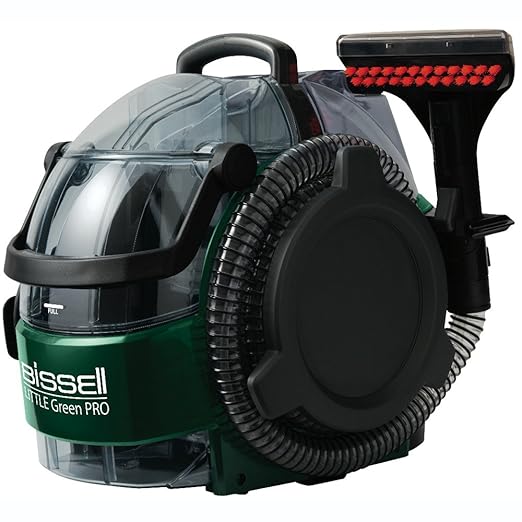 BiSSEll Little Green Pro Commercial Spot Cleaner BGSS1481 & Bissell 78H63 Deep Clean Pro 4X Deep Cleaning Concentrated Carpet Shampoo, 48 Ounces - Silver