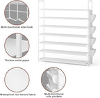OYREL Shoe Rack 7 Tier Shoe Organizer Shoe Storage 28-35Pairs Shoe Rack for Closet Shoe Rack Organizer Entryway Shoe Holder Space Saving Shoe Shelf Shoe Stand Large Tall Shoe Tower Garage