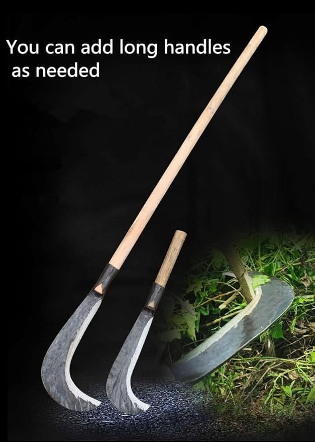 Machete Billhook Sickle Knife for Yard Work Machete for Cutting Trees Machetes Sickle Heavy Duty Machete for clearing Brush Garden Tools AxeConstruction Blade Outdoor……