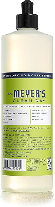 Mrs. Meyer's Dish Soap Variety, 1 Dish Soap, 1 Dish Soap Refill, Lemon Verbena, 1 CT