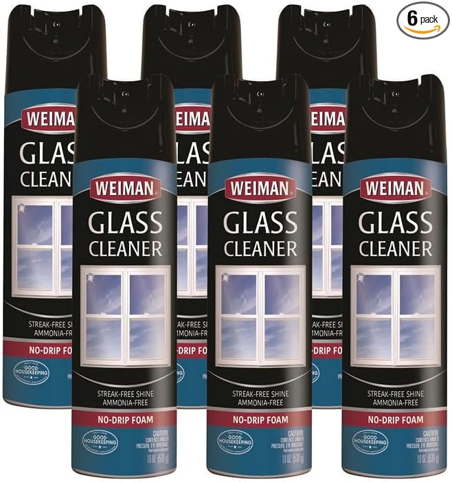 Weiman Glass Cleaner 19 OZ. (Pack of 6)