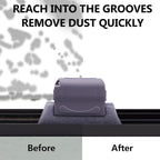 Koishu Magic Window Groove Cleaning Brush, Hand-held Window Track Cleaner Brushes Tools Set, Sliding Door Track Cleaner, Sill, Tile Lines, Shutter, Car Vents, Keyboard, Small Spaces Clean
