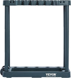 VEVOR Garden Tool Organizer, 10 Slots, Yard Tool Tower Rack for Garage Organization and Storage, Hold Long-Handled Tool/Rake/Broom/Shovel, PP Garden Tool Stand Holder Organizer for Yard, Shed, Outdoor