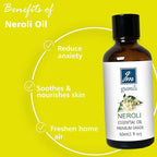Neroli Essential Oil and Jasmine Essential Oil for Diffuser Perfume Candle Soap Making - 2 Oz, Pack of 2