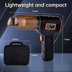 Mini Cordless Handheld Vacuum with Aerospace Bag - Portable Car Vacuum Cleaner | 16000PA Strong Suction, Wireless Rechargeable High-Power Handheld for Home, Pet Hair & Auto Detailing