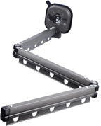 AUNMAS Wall Mounted Clothes Drying Rack, Retractable Clothes Hanger Rack Laundry Organizer Clothesline No Drilling Installation for Balcony Laundry Bathroom(Tri Fold Grey)