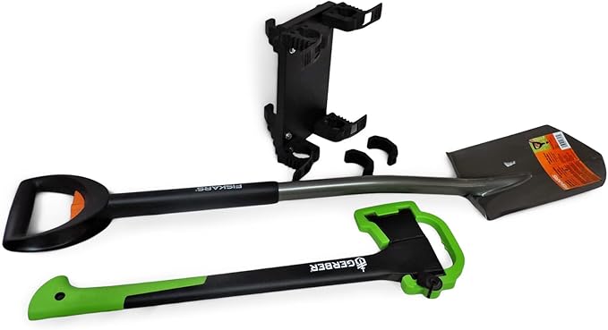 UTV Dual Tool Roll Bar Shovel and Axe Roll Bar Kit RCM-3018-2