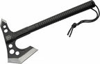 Sierra Zulu Camping Axe - Tactical Survival Hatchet with Bearded Axe Head, Nylon Sheath & Glass Fiber Handle - Full Tang Outdoor Bushcraft Tool for Camping, Hiking, and Chopping Tasks